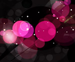 black background with big stars